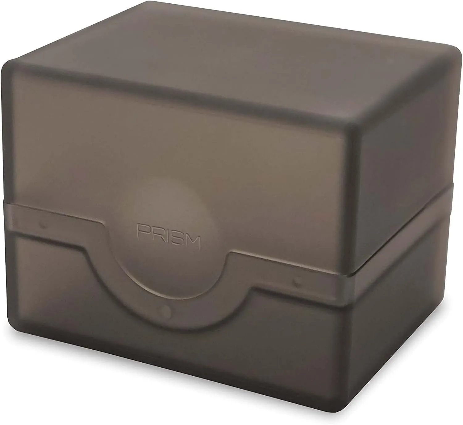 BCW Spectrum Prism Deck Case - Umbrella Black - 1 ct | Secure Snap Closure Card Deck Case | Fits 100 Double-Sleeved Cards | Trading Card Deck Storage Ideal for Magic the Gathering, Pokemon, and More