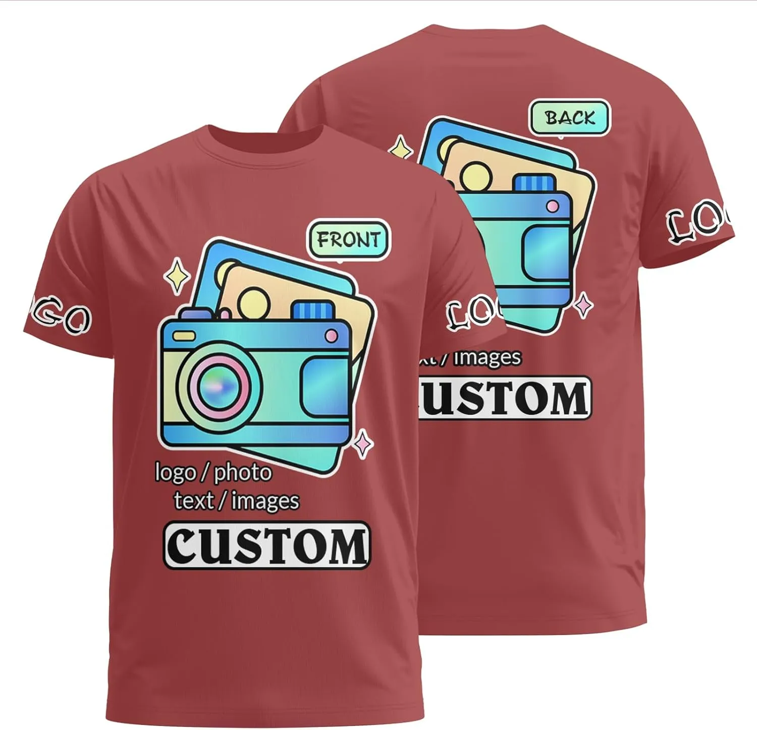 Custom T Shirts with Your Text Photo Logo Personalized T Shirts Custom Shirts Design Your Own Customized T Shirts