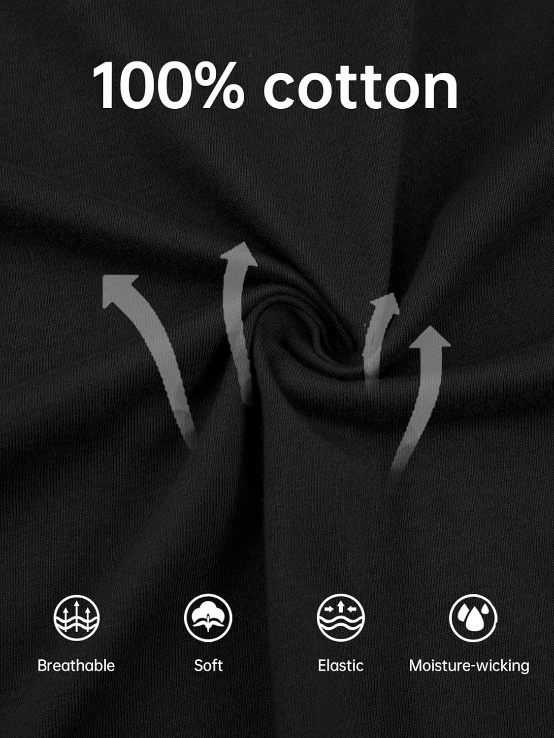 EA'S SECRET Men's 100% Cotton Pajama Bottoms Stretch Waist Soft Drawstring Sleep Lounge Pj Pants with Pockets