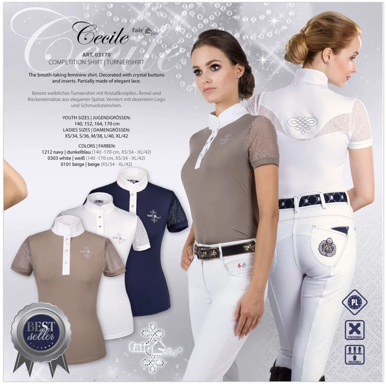 Fair Play Cecile Short Sleeve Shirt Style 1 - Women's