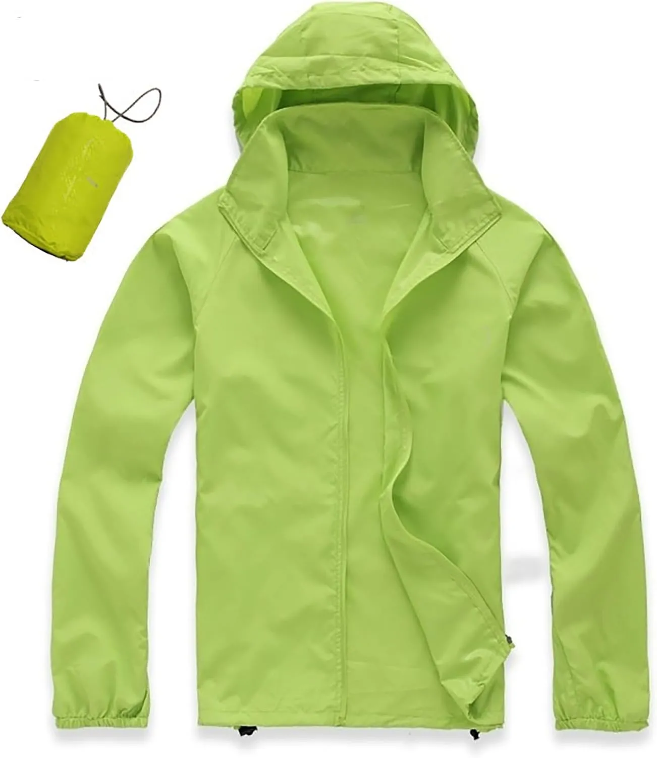 Rain Jacket Women Waterproof Lightweight Windbreaker Jacket with Hood Outdoor Sports Packable Raincoat with Pockets