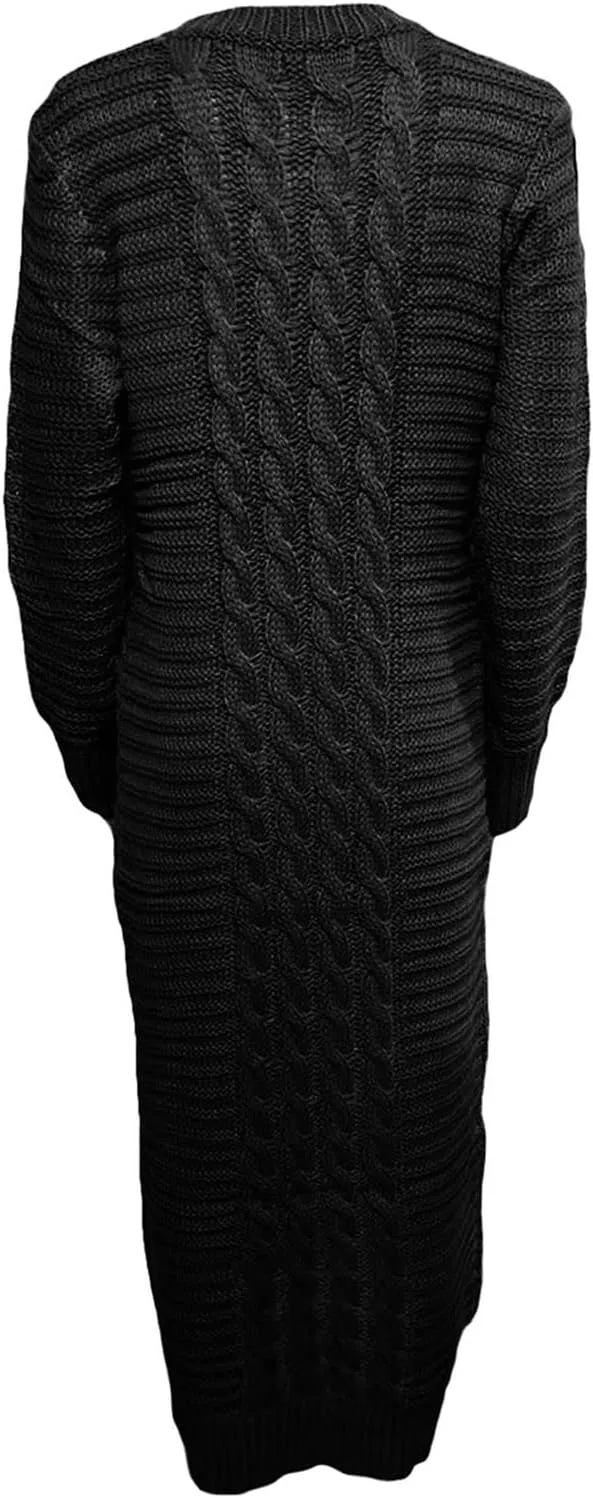 Sweater Dresses for Women,Sexy Bodycon Long Sleeve Dress for Winter Plus Size Pullover Dress for Party Evening