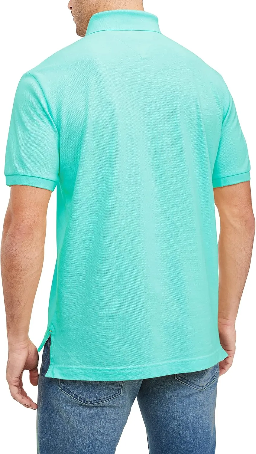 Tommy Hilfiger Men's Short Sleeve Cotton Pique Polo Shirt in Regular Fit