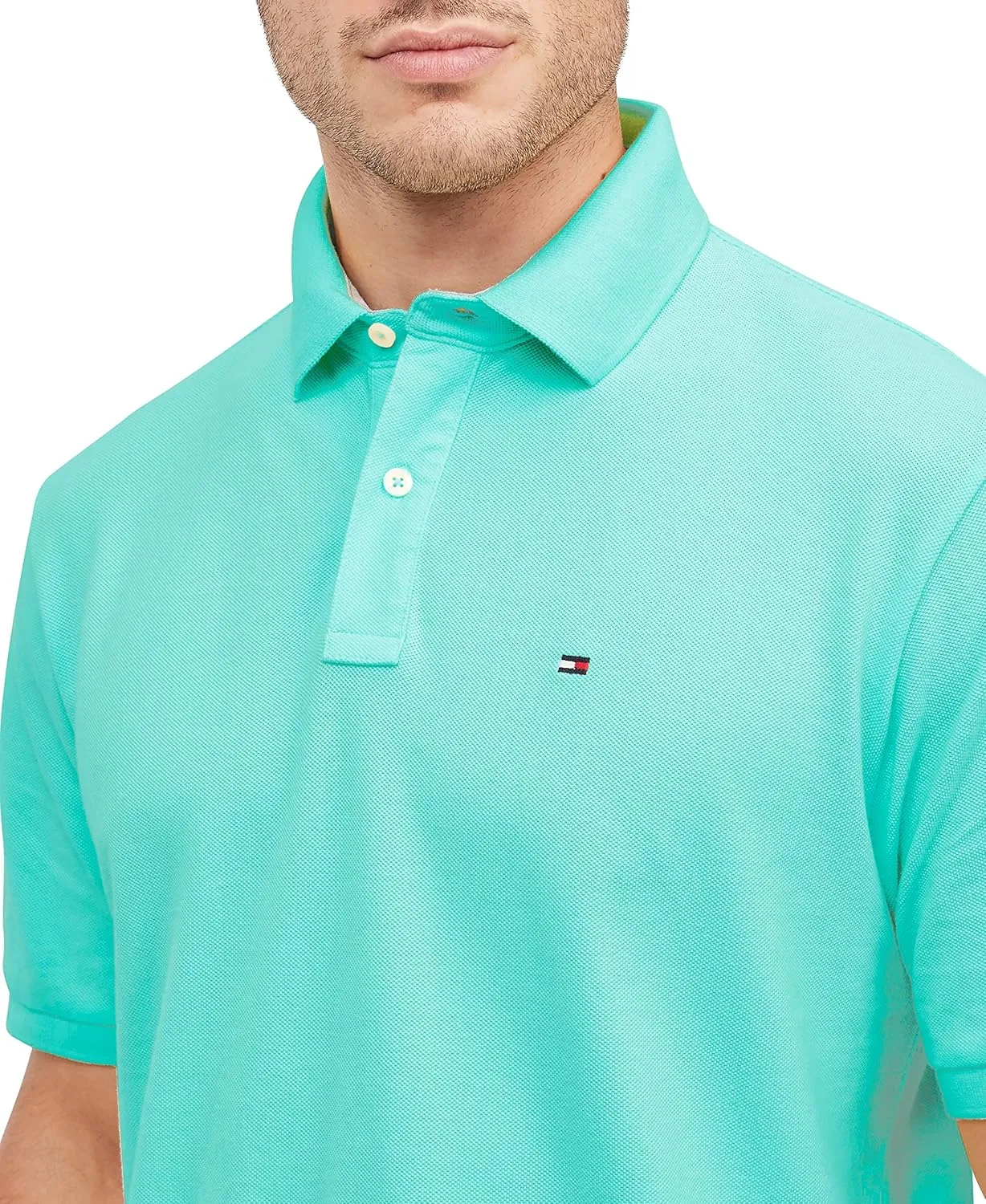 Tommy Hilfiger Men's Short Sleeve Cotton Pique Polo Shirt in Regular Fit
