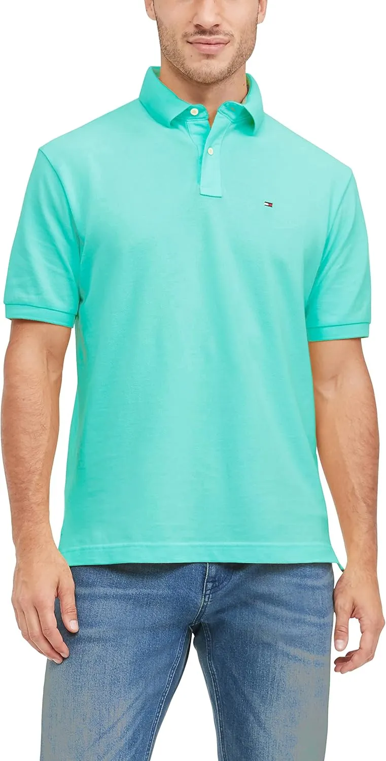 Tommy Hilfiger Men's Short Sleeve Cotton Pique Polo Shirt in Regular Fit