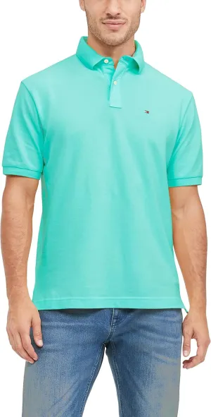 Tommy Hilfiger Men's Short Sleeve Cotton Pique Polo Shirt in Regular Fit